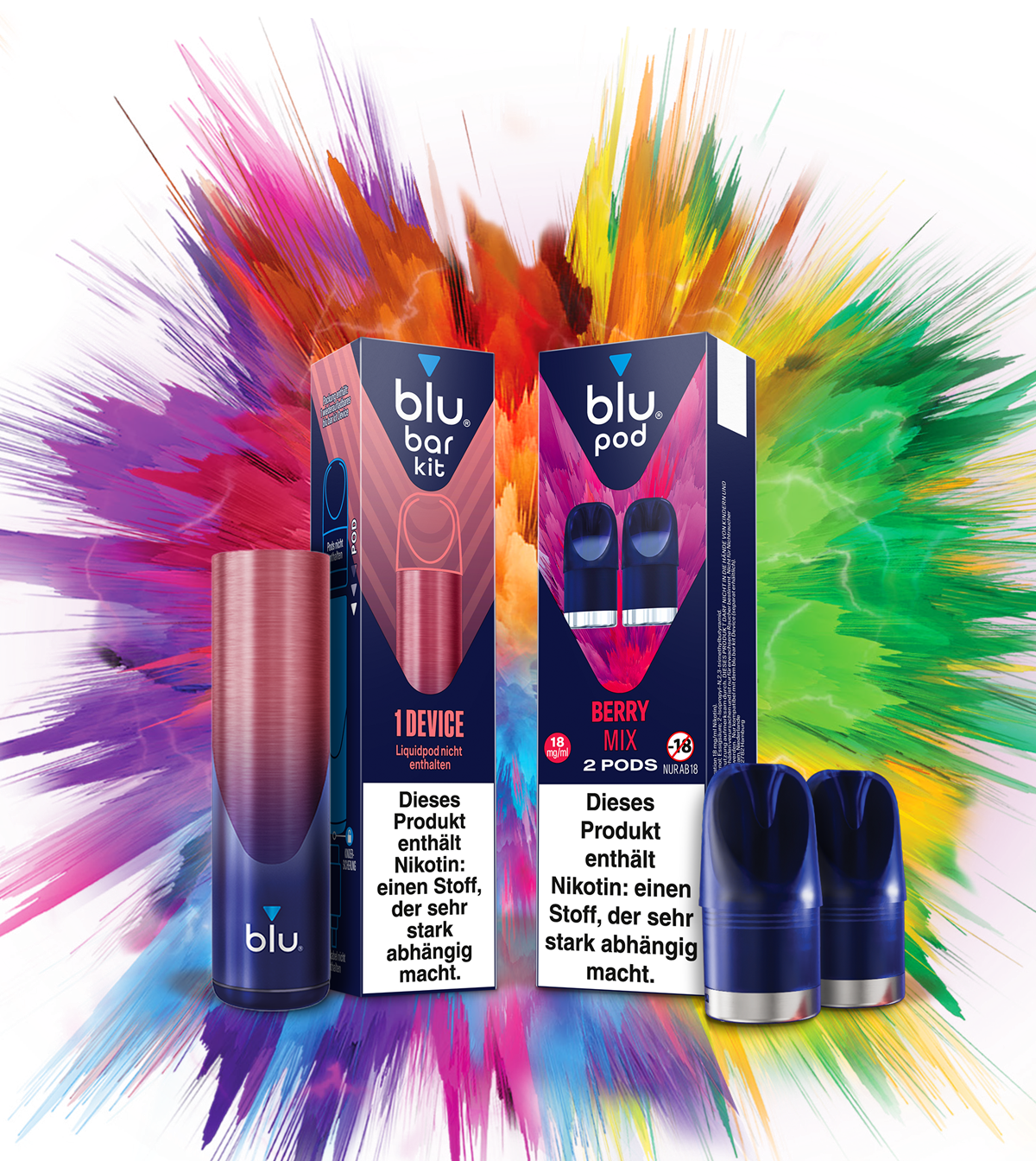 blu bar Kit inkl. blu Pod. Gratis! – Nur 3,95€ Versand